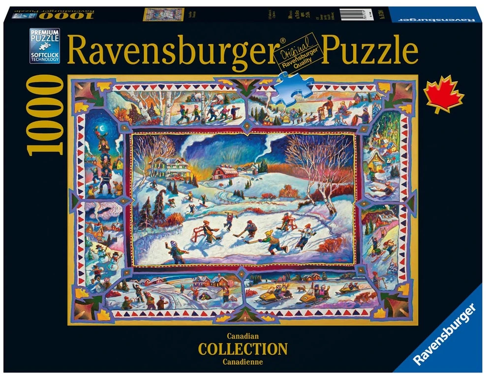 Ravensburger "2D" Dėlionė 1000 vnt. - Kanados žiema