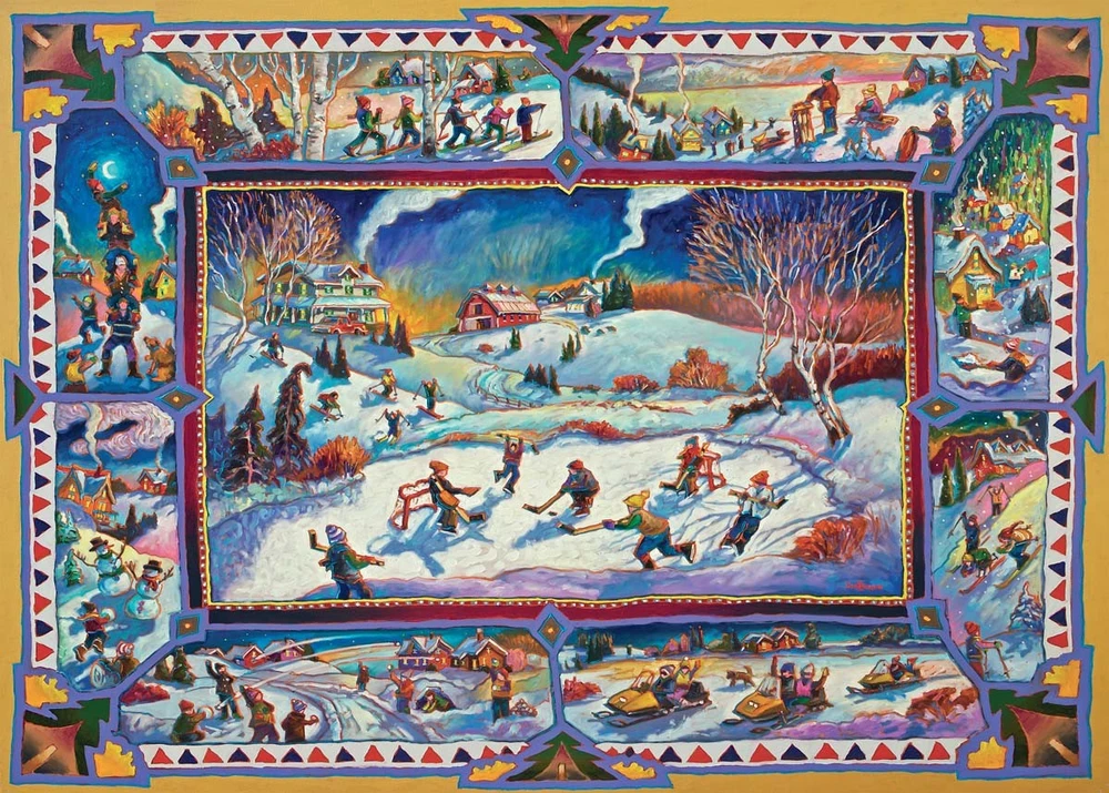 Ravensburger "2D" Dėlionė 1000 vnt. - Kanados žiema