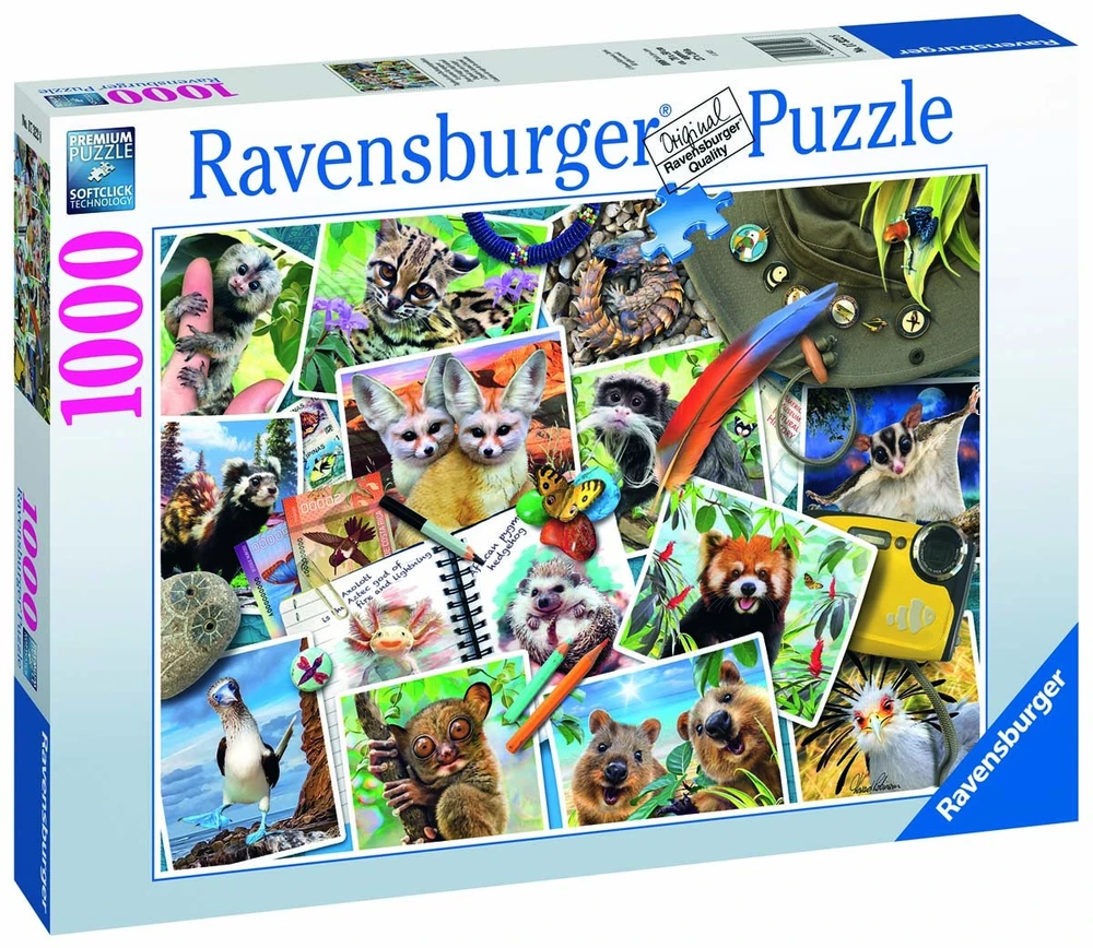 Ravensburger Dėlionė 1000 vnt. - Keliautojo nuotraukų albumas