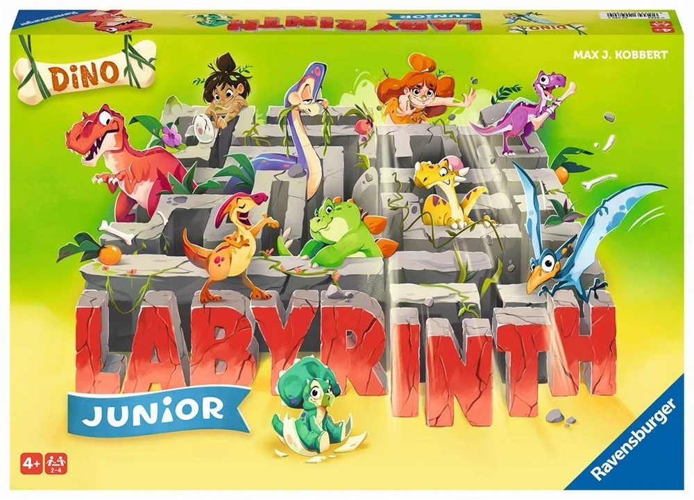 Ravensburger Dėlionė labirintas su dinozaurais junior