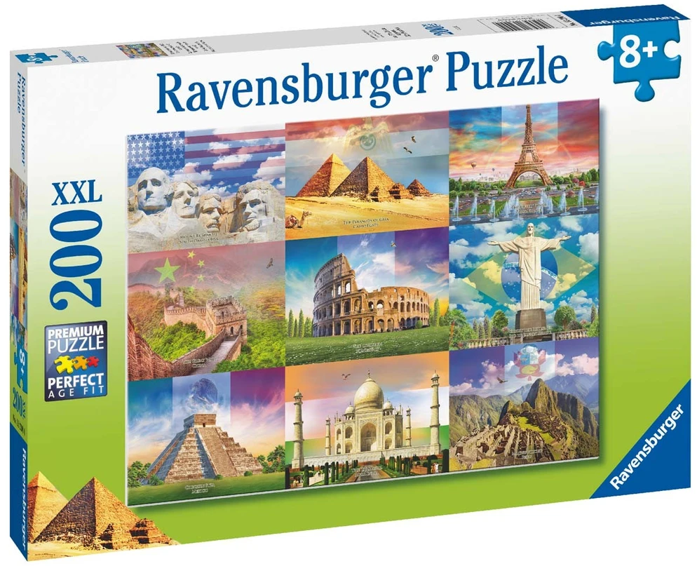 Ravensburger "XXL" Dėlionė 200 vnt. - Monumentai
