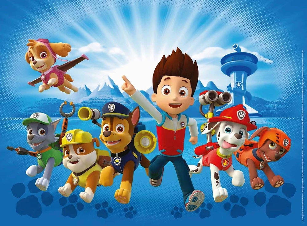 Ravensburger Dėlionė 100 vnt. - Šunyčiai patruliai (PAW Patrol)