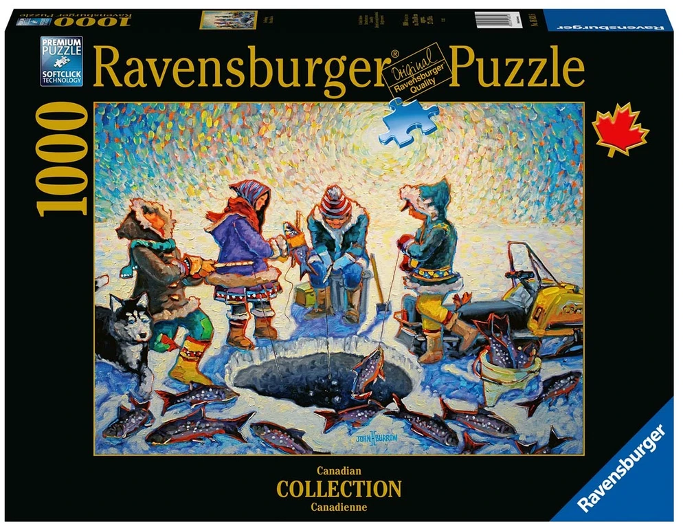 Ravensburger Dėlionė 1000 vnt. - Žvejyba ant ledo