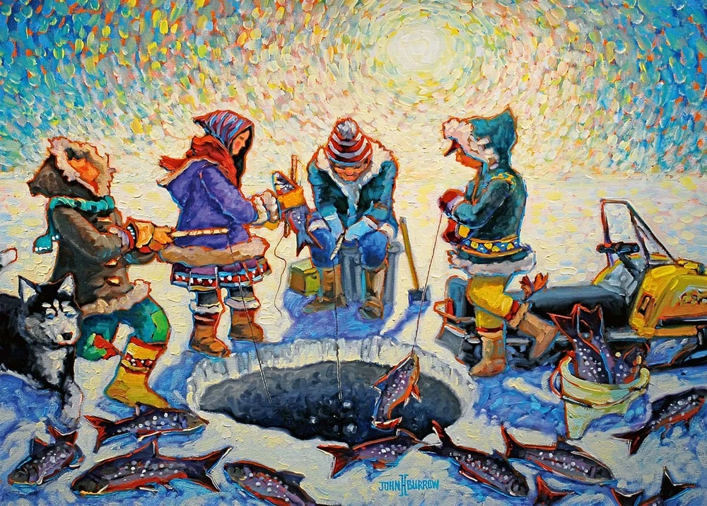 Ravensburger Dėlionė 1000 vnt. - Žvejyba ant ledo