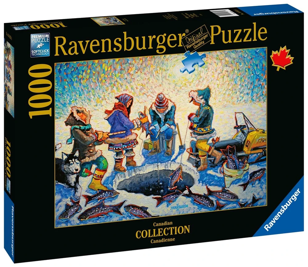 Ravensburger Dėlionė 1000 vnt. - Žvejyba ant ledo