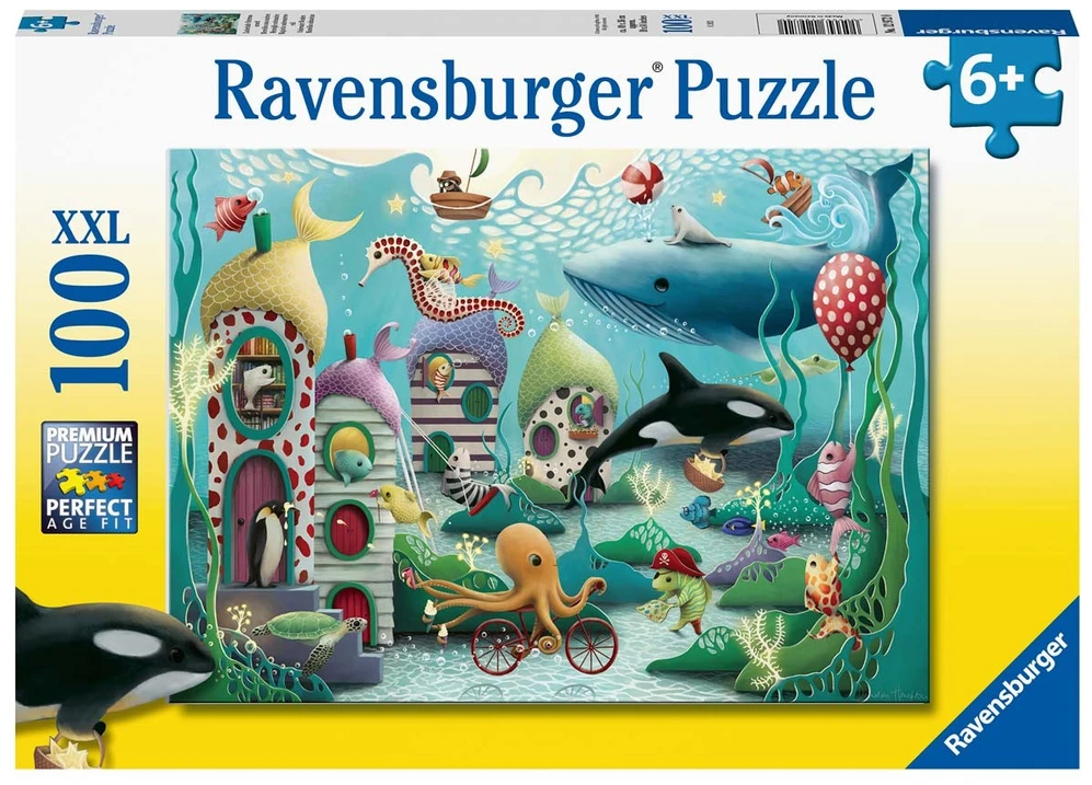 Ravensburger "XXL" Dėlionė 100 vnt. - Pasaulis po vandeniu