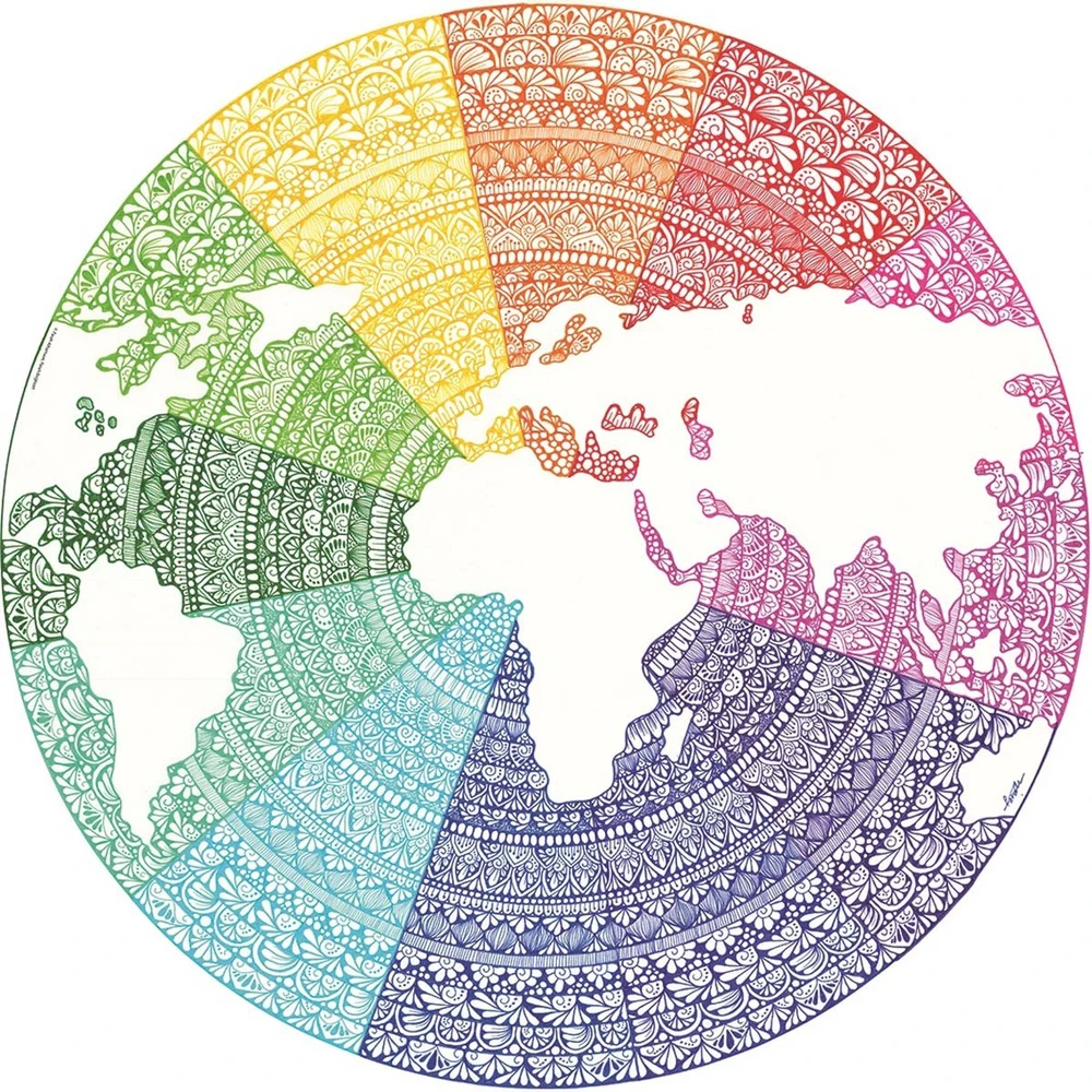 Ravensburger Dėlionė 500 vnt. - Mandala