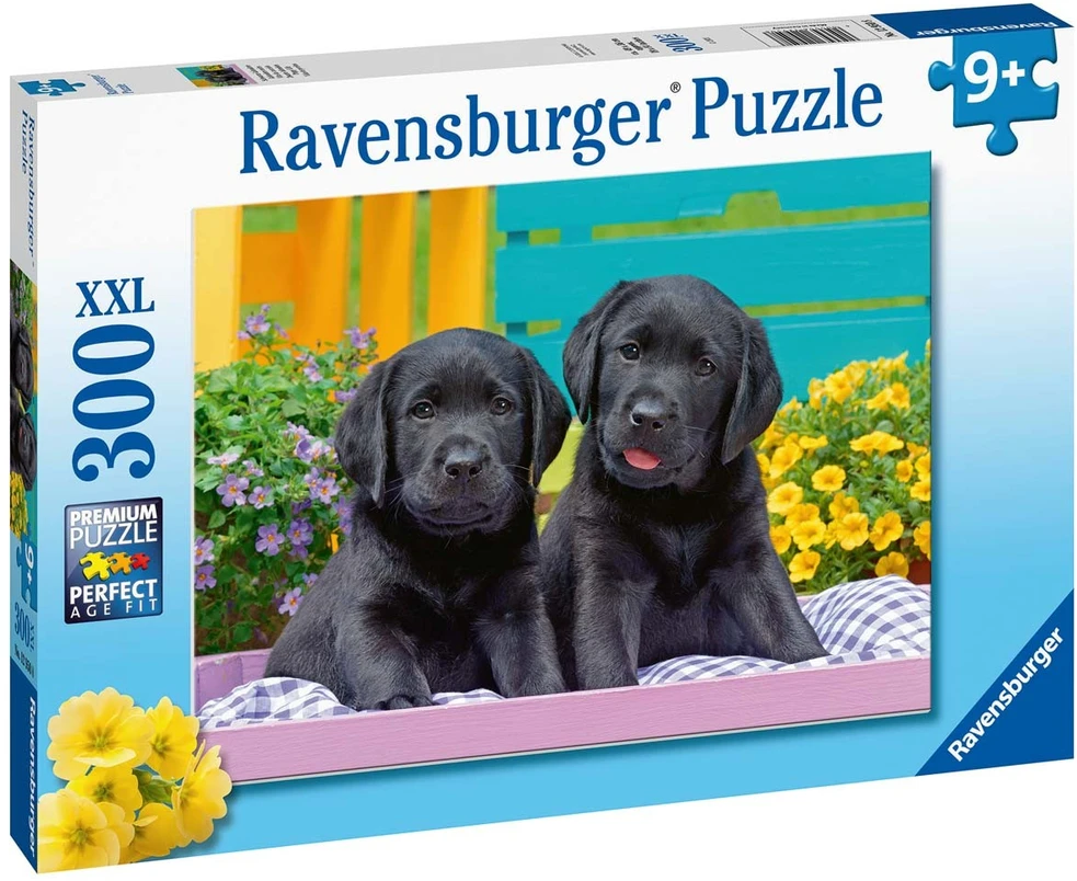 Ravensburger Dėlionė 300 vnt. - Maži lambradorai