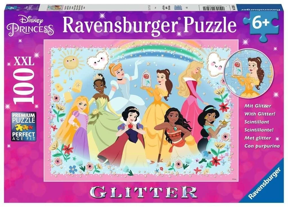 Ravensburger Dėlionė XXL 100 Disney princesių