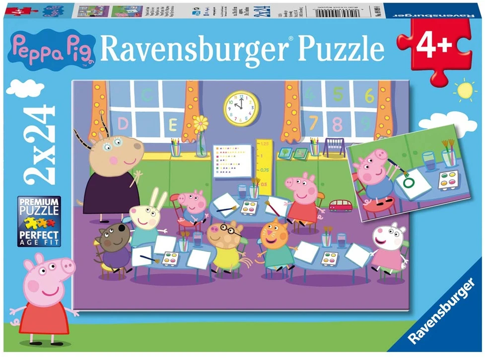 Ravensburger Dėlionė 2x24 vnt. - Peppa Pig