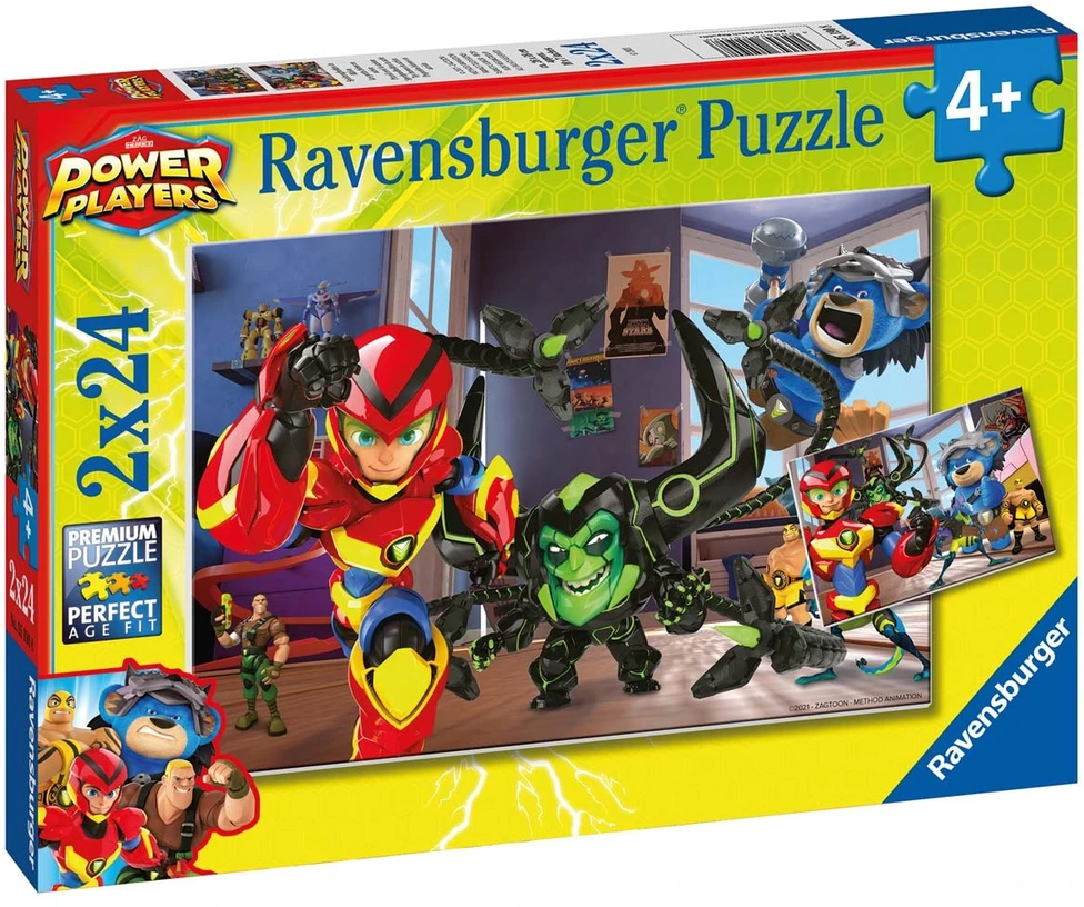 Ravensburger Dėlionė 2x24vnt. - "Power Players"