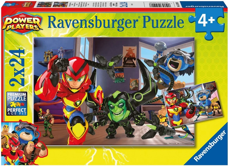 Ravensburger Dėlionė 2x24vnt. - "Power Players"