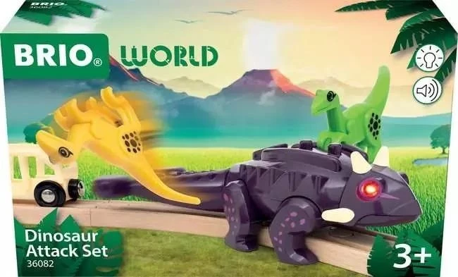 Ravensburger BRIO - Dinozaurų atakos rinkinys (36082)