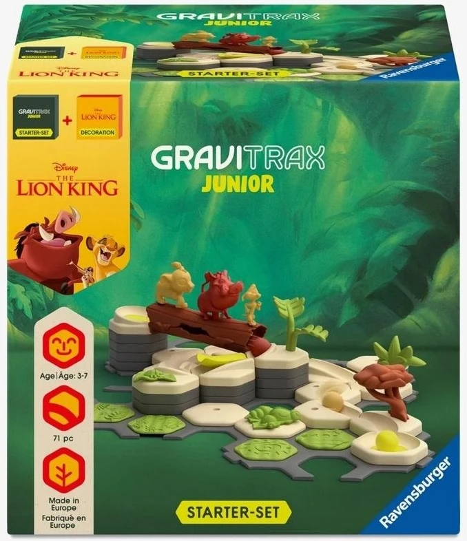 Ravensburger GraviTrax jaunesnysis Liūto karaliaus rinkinio pradininkas 73437