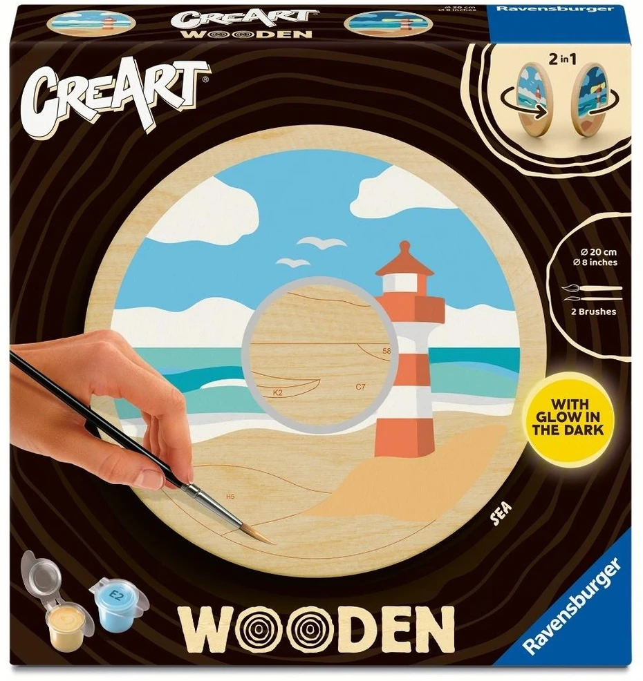 Ravensburger Medinė kūrybinė dėlionė švyturys