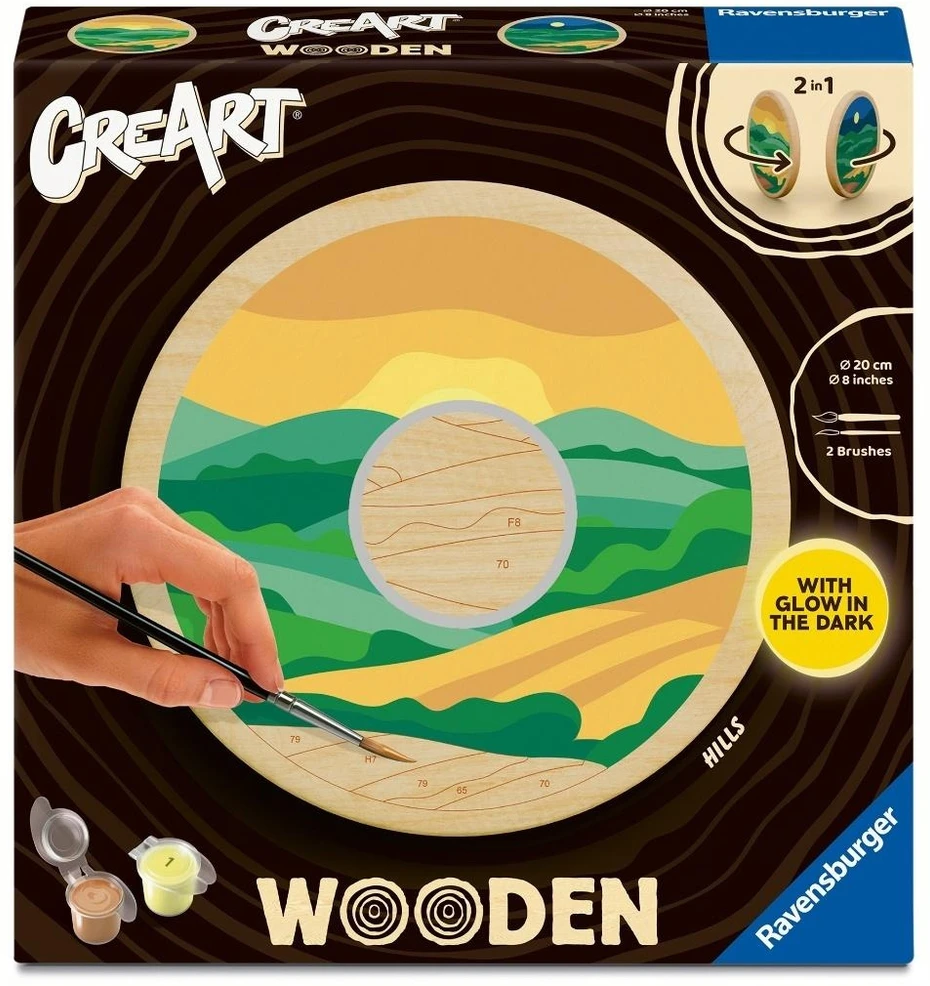 Ravensburger Medinė kūrybinė mozaika kraštovaizdis
