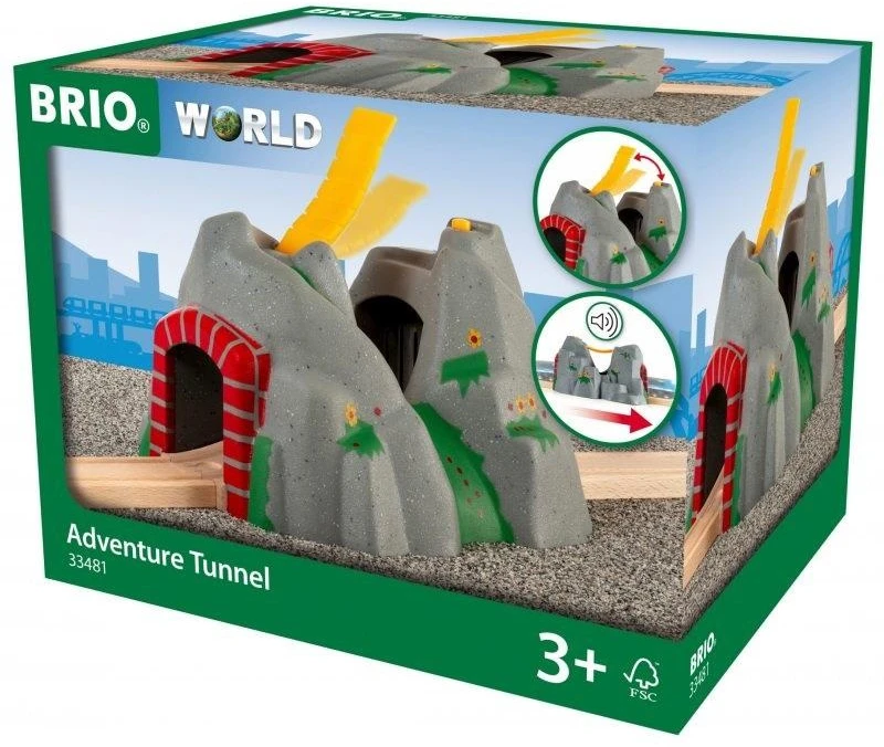 Ravensburger Medinis Brio tunelis su tiltu ir garsais