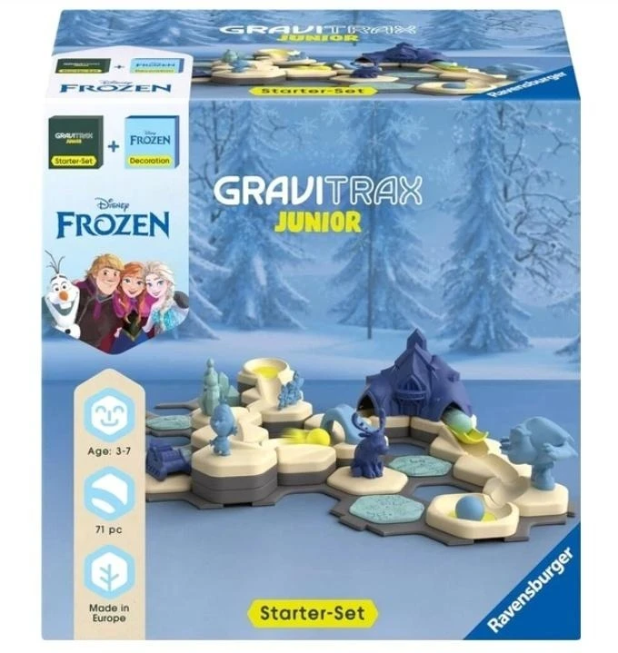Ravensburger Mokslinis tiriamasis žaidimas GraviTrax Junior žiemos tema