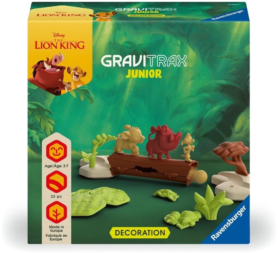 Ravensburger Mokslinių tyrimų žaidimas gravitrax junior liūtas papildomas rinkinys