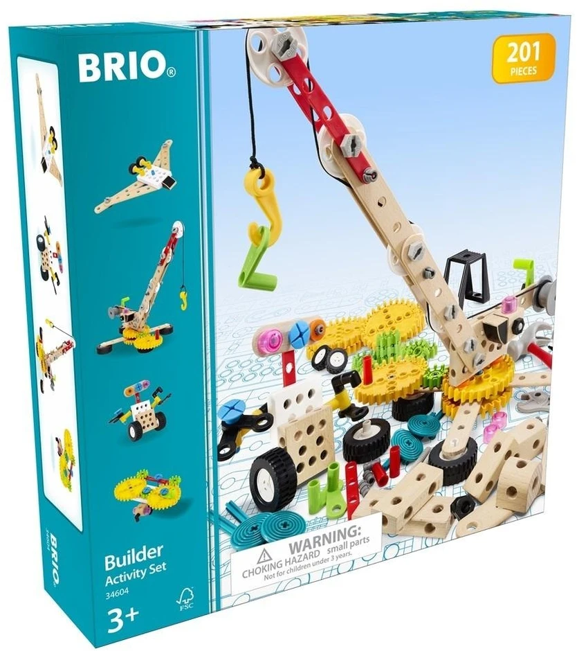 Brio geležinkelis BRIO konstruktorius statybininkų veiklos rinkinys, 34604