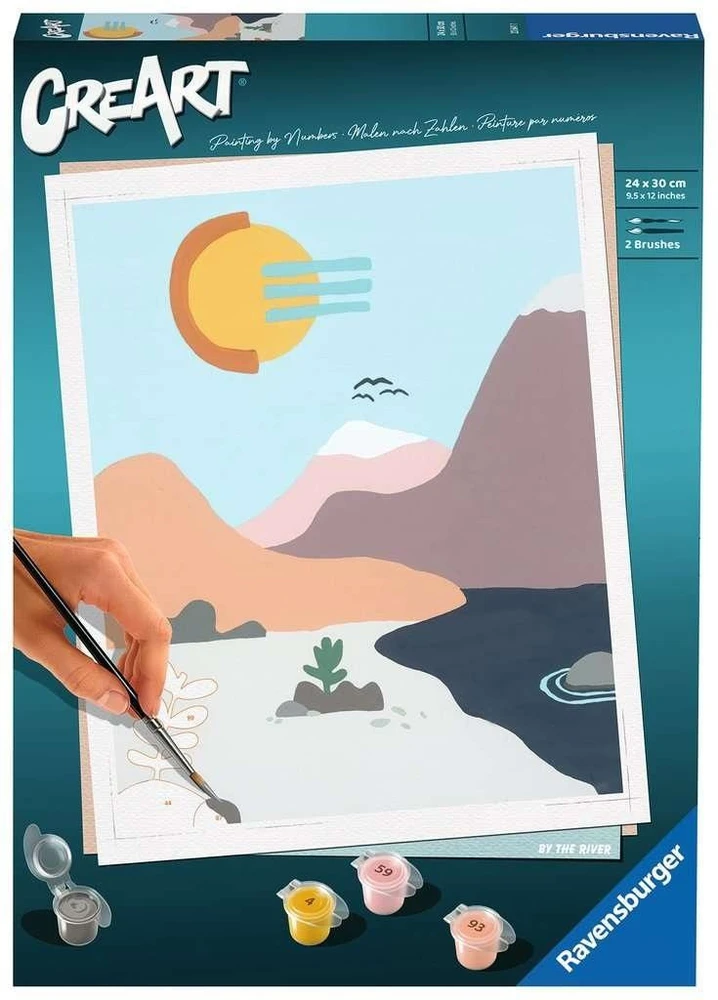 Tapyba pagal skaičius Minimalistic Landscapes 1 CreArt 23641 Ravensburger