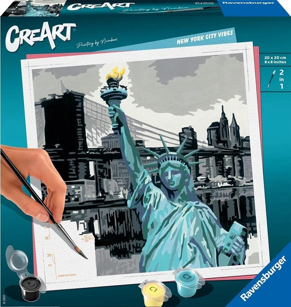 Ravensburger Tapyba pagal skaicius CreArt New York City Vibes D/F/I/NL/EN/E 28998