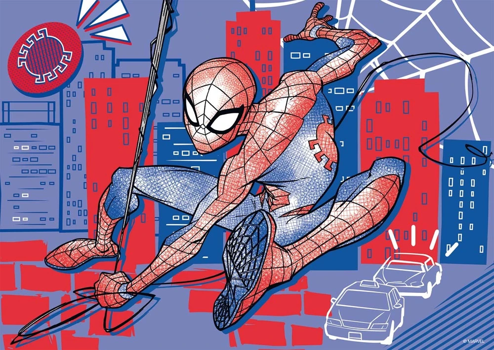Ravensburger Spiderman milžiniška grindų dėlionė 24 detalės 3088