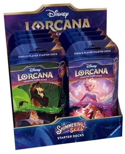 Ravensburger Stalo žaidimas Disney Lorcana pradinis kaladėlių rinkinys 8 vnt