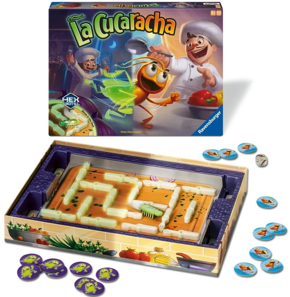 Ravensburger Gra La cucaracha švyti tamsoje žaidimas