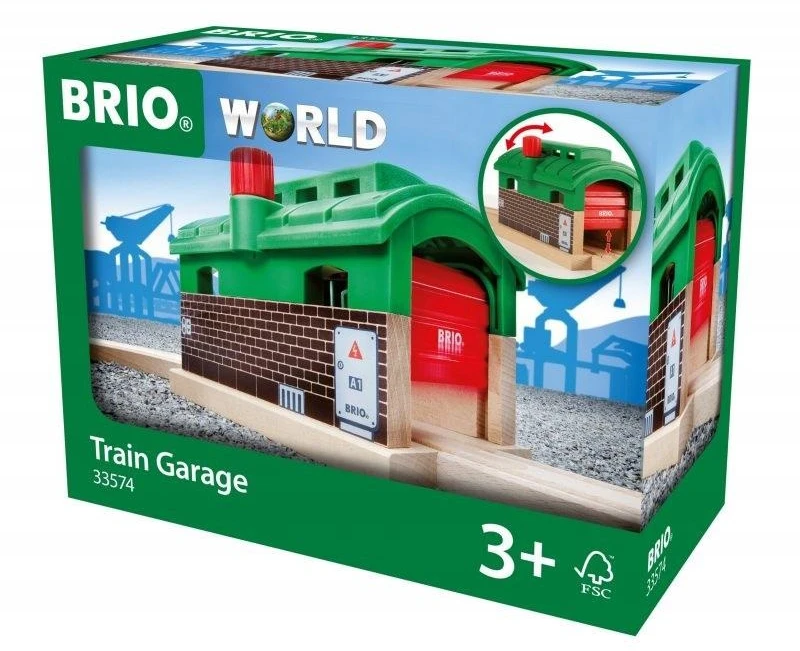 Ravensburger BRIO RAILWAY traukinio garažas, 33574000