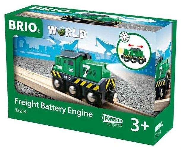 Ravensburger BRIO - Krovinių akumuliatorinis lokomotyvas (33214)