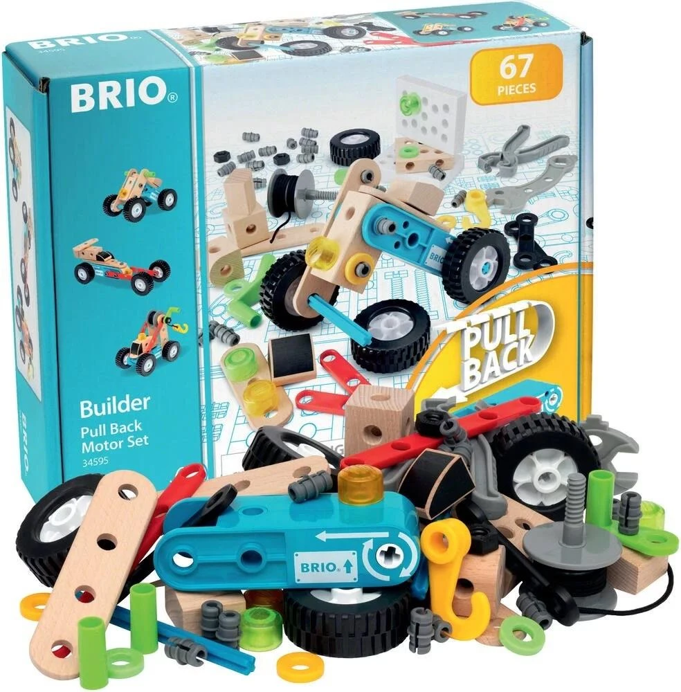 BRIO Builder atbulinės eigos variklis – 67 dalys (34595)