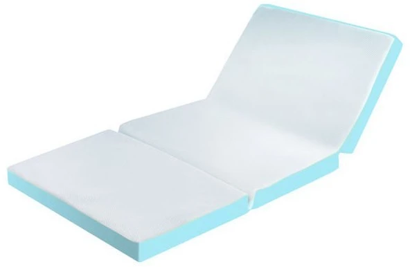 Matex Kelioninis čiužinys, sulankstomas, kvėpuojantis, 120x60x6 cm, vaikams, oro pagalvės dizainas, medvilninis užvalkalas, iškyloms