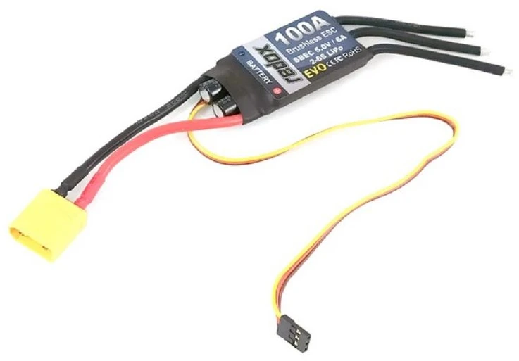 Redox EVO 100A universalus RC variklio reguliatorius