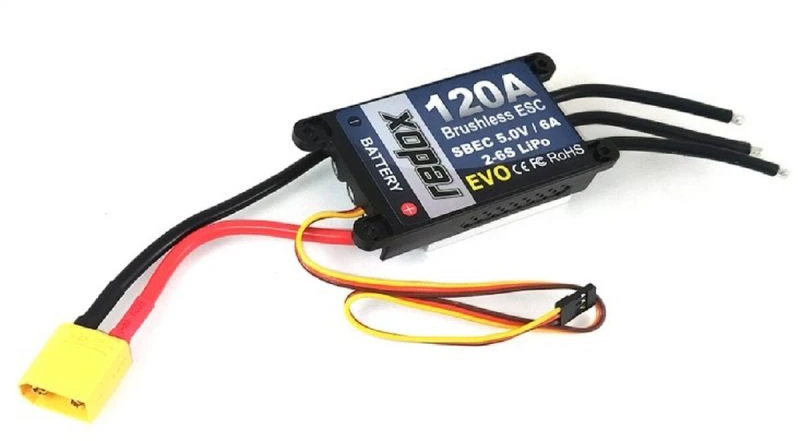 Redox EVO 120A universalus RC variklio reguliatorius