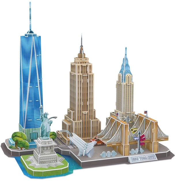 Revell 3D dėlionė: Niujorko panorama (New York Skyline), 123 detalės 00142