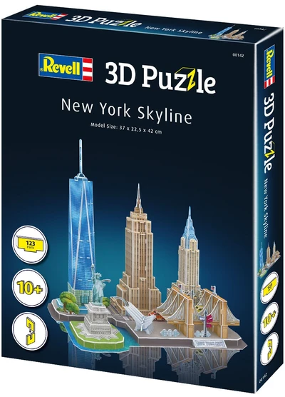 Revell 3D dėlionė: Niujorko panorama (New York Skyline), 123 detalės 00142