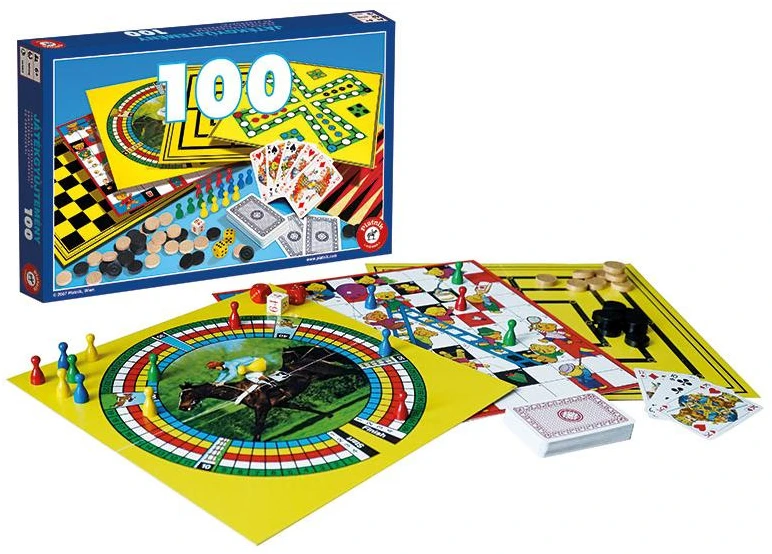 Rinkinys 100 stalo žaidimų PIATNIK nuo 6 metų