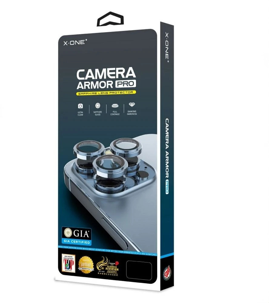 Safyro kameros objektyvo stiklas, skirtas „iPhone 17 PRO X-One Camera Armor Pro“