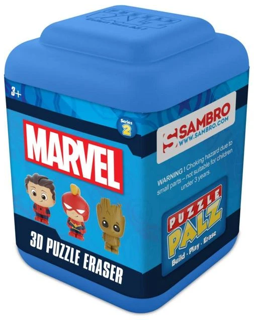 Sambro Marvel S2 3D dėlionės figūrėlė trintukas 4,5 x 6 cm