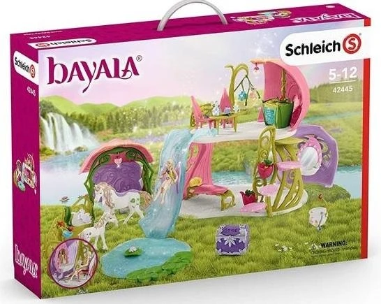 Žaislas - Schleich Blizgantis Gėlių Namas Su Vienaragiais Ir Stabiu