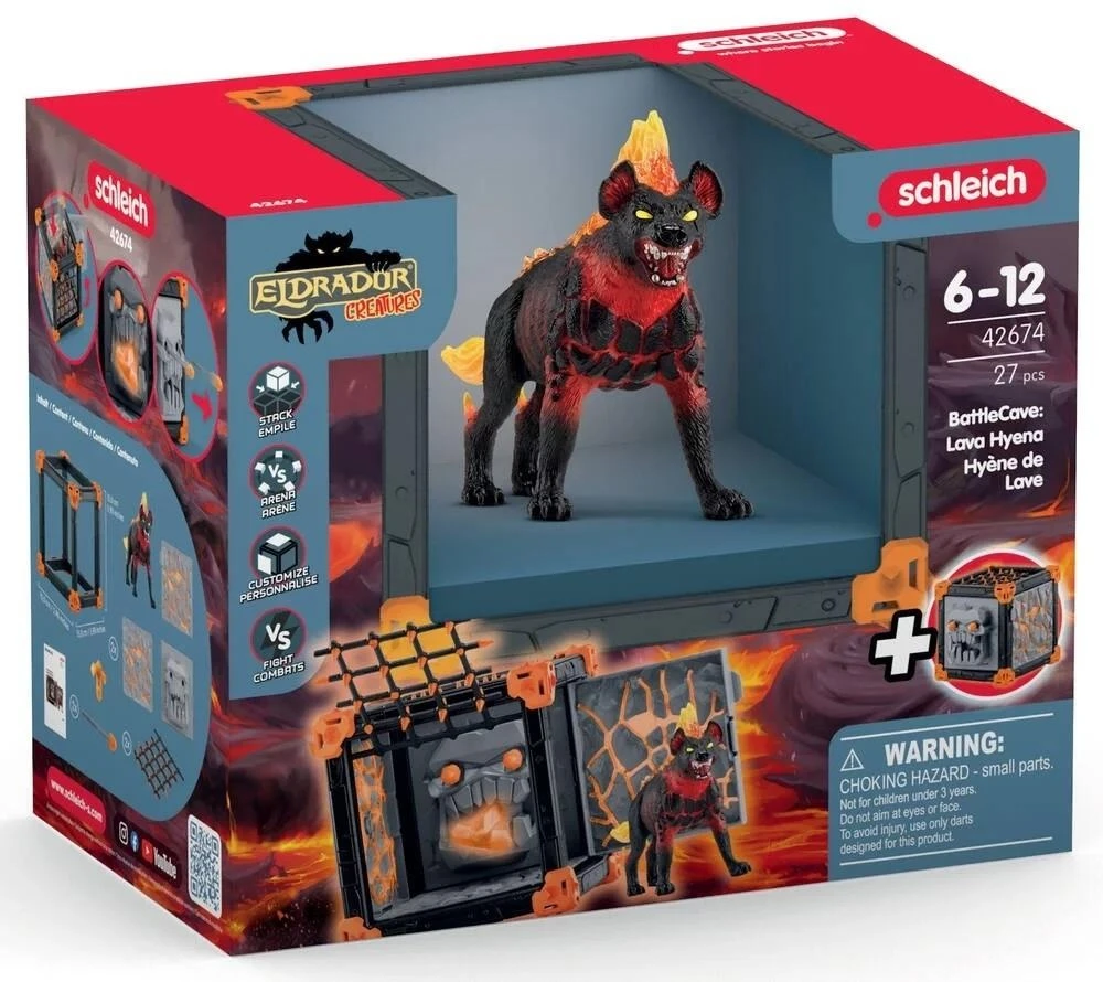Schleich Figūrėlė hiena iš Eldrador lavos kovinės olos