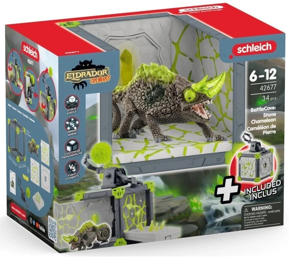 Schleich Figūrėlė Kamienny kameleonas Eldrador kovos urve