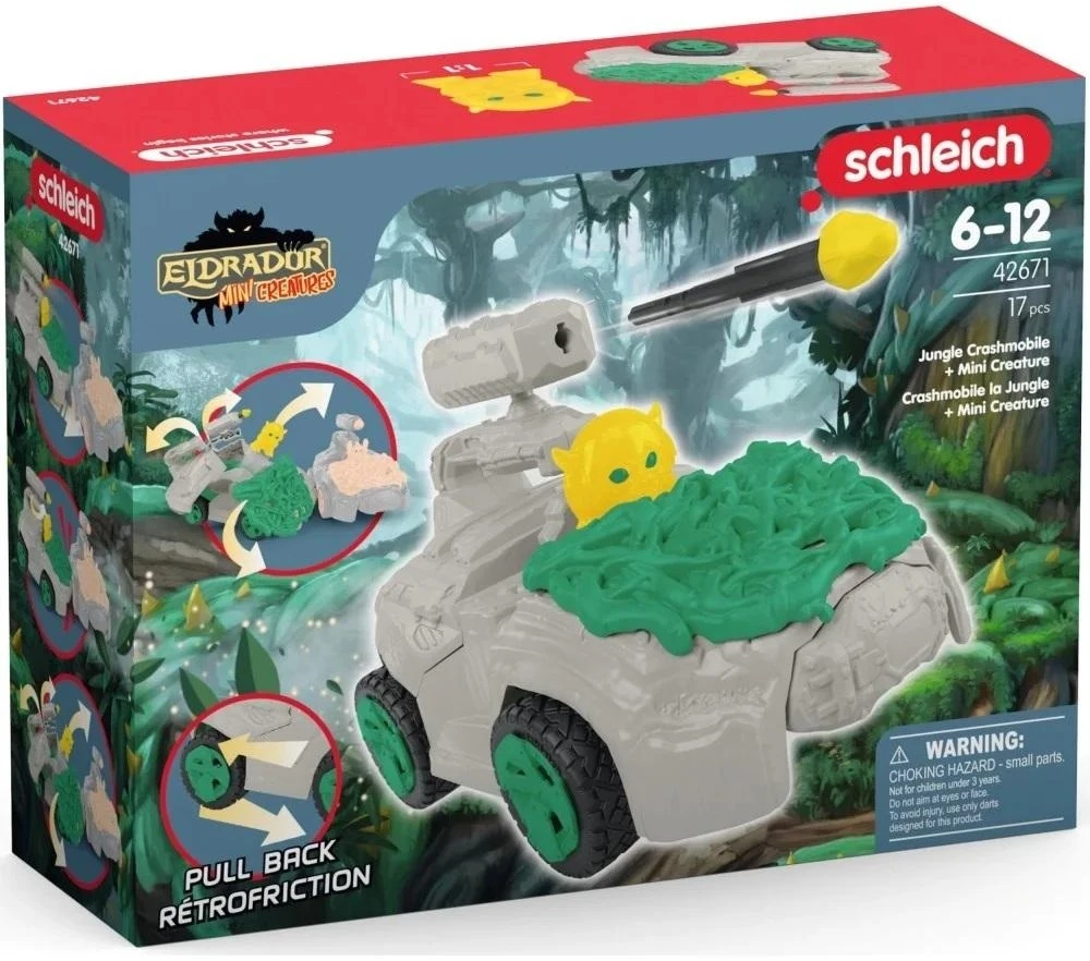 Schleich Figūrėlė su džunglės Eldrador transporto priemone