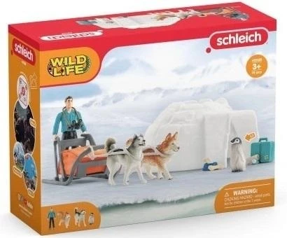 Schleich Figūrėlių rinkinys Antarktidos ekspedicija su šunų kinkiniais