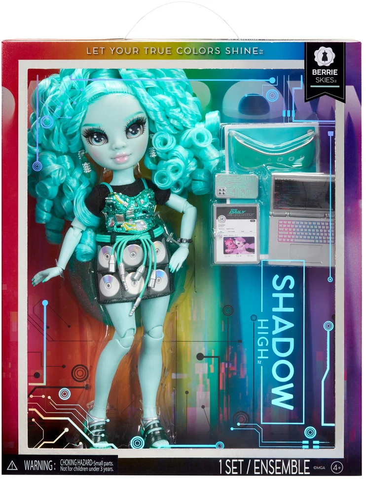 MGA Shadow High mados lėlė – žalia 592808 593225EUC