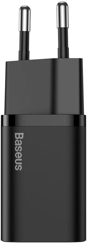 Sieninis įkroviklis Baseus Super Si 1C 25W USB Type C juodas
