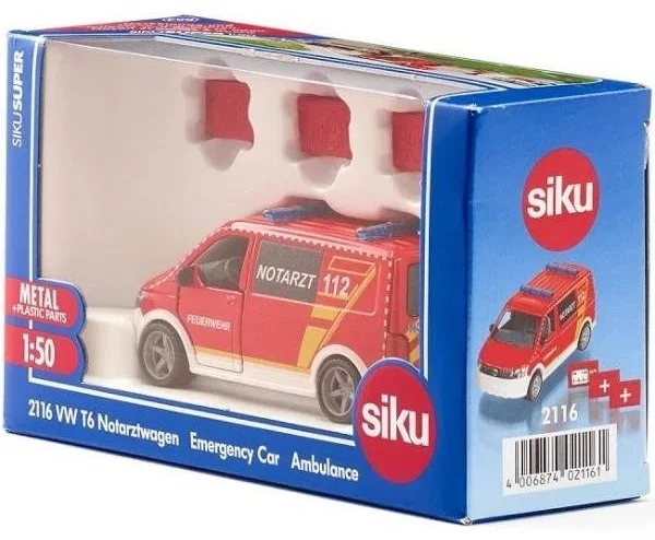 Siku Žaislinė greitosios pagalbos mašina VW T6 S2116