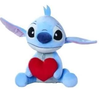 Simba Maskotka Disney Stitch talismanas su širdele, 50 cm, originalus