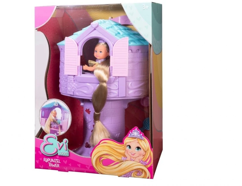 Simba Figūrėlė su bokštu ir ilgais plaukais Roszpunki 32 cm